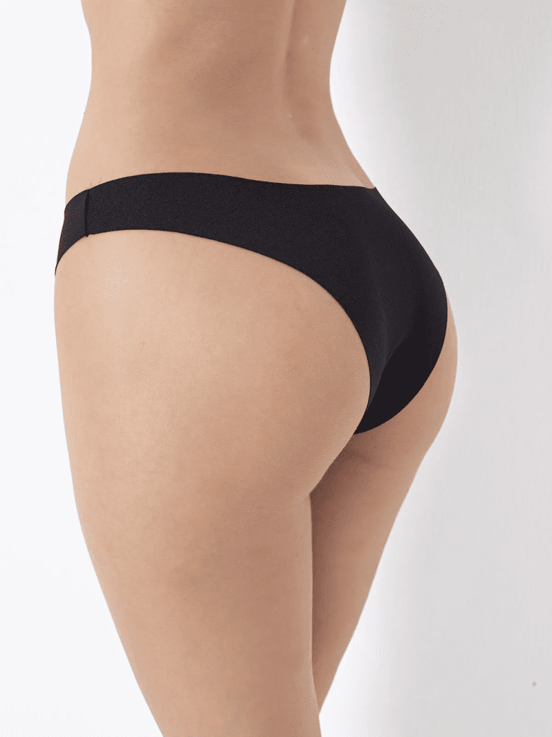 NBB Siyah 3'lü Lazer V Shape Brazillian Külot