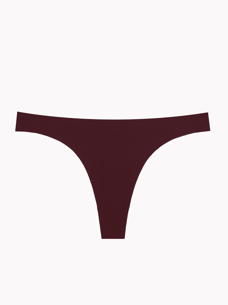 NBB Ten Bordo Cappuccino 3'lü Lazer Kesim Tanga