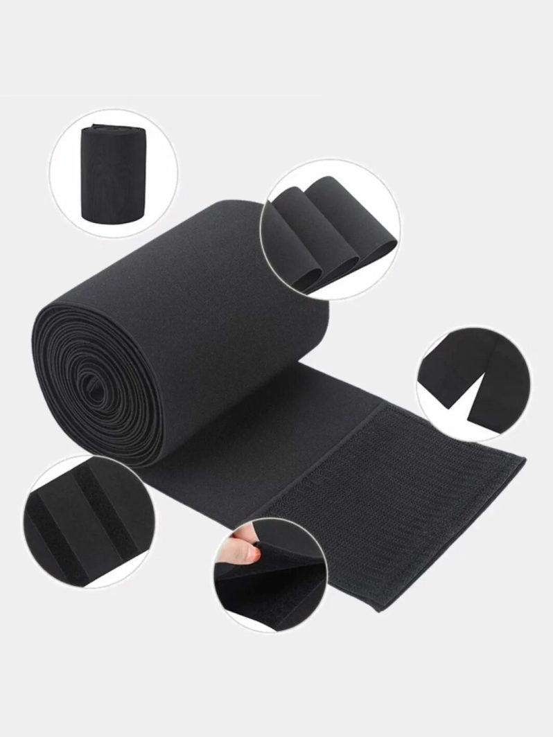 NBB Siyah Unisex İnceltici Zayıflatıcı Sarma Bel Korsesi