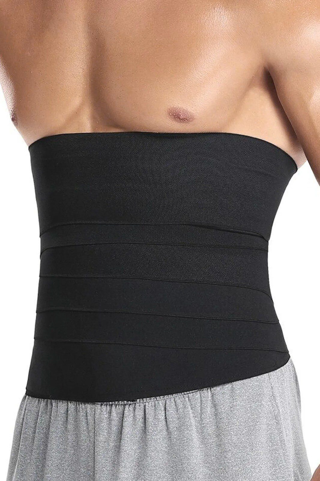 NBB Siyah Unisex İnceltici Zayıflatıcı Sarma Bel Korsesi
