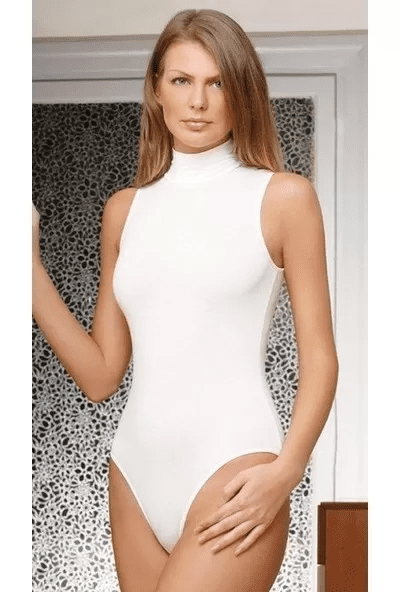 Nbb Boğazlı Kolsuz Çıtçıtlı Body