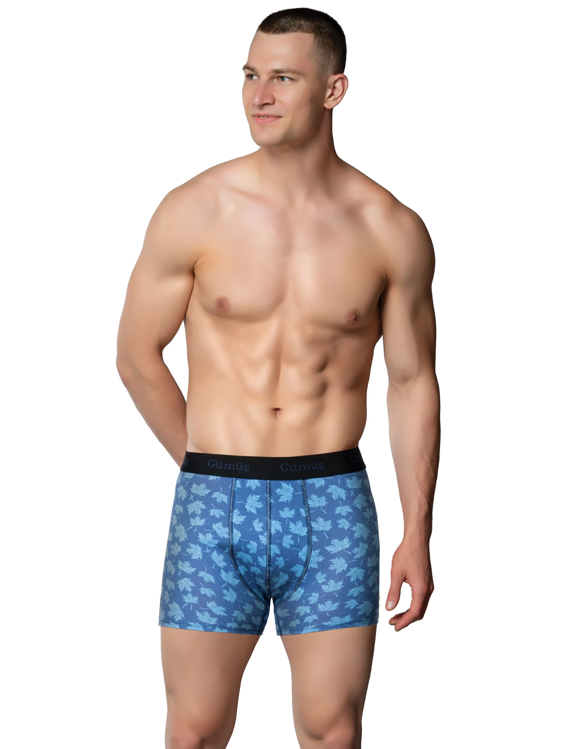 Gümüş 3064 Erkek Likralı Empirme Boxer