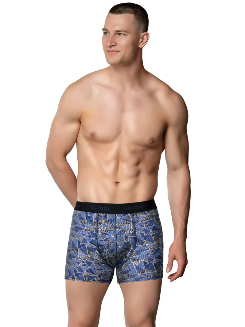 Gümüş 3064 Erkek Likralı Empirme Boxer