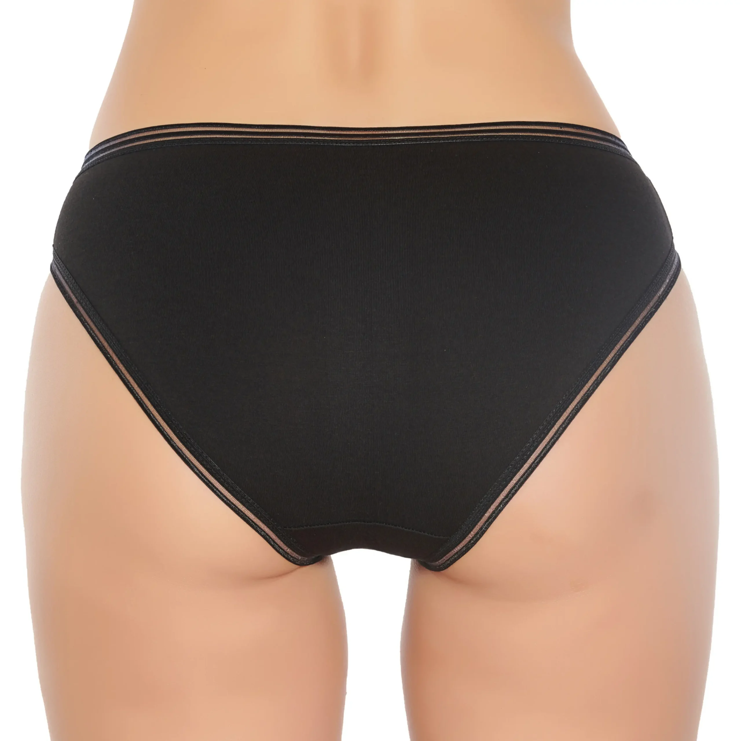 Gümüş 6029 Kadın Likralı Transparan Lastikli Bikini