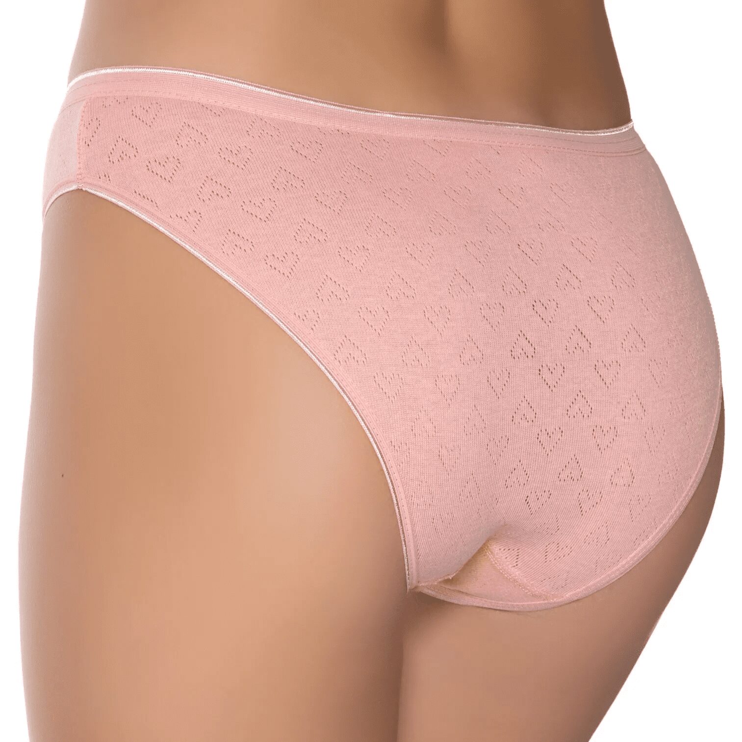 Gümüş İç Giyim 6092 Kadın Jakarlı Kalp Desenli Bikini