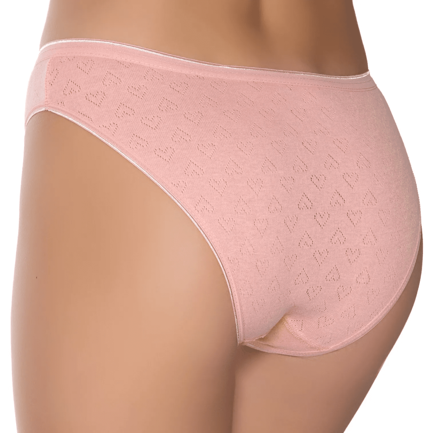 Gümüş İç Giyim 6092 Kadın Jakarlı Kalp Desenli Bikini