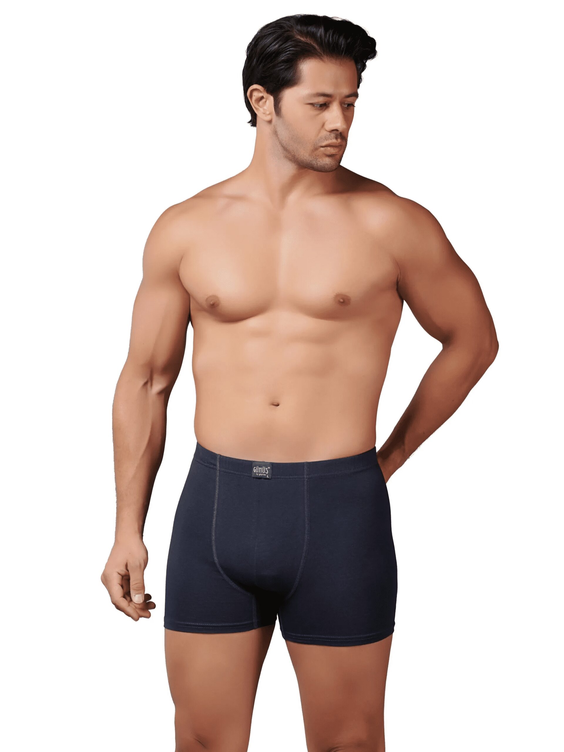 Gümüş Modal Elastan Boxer