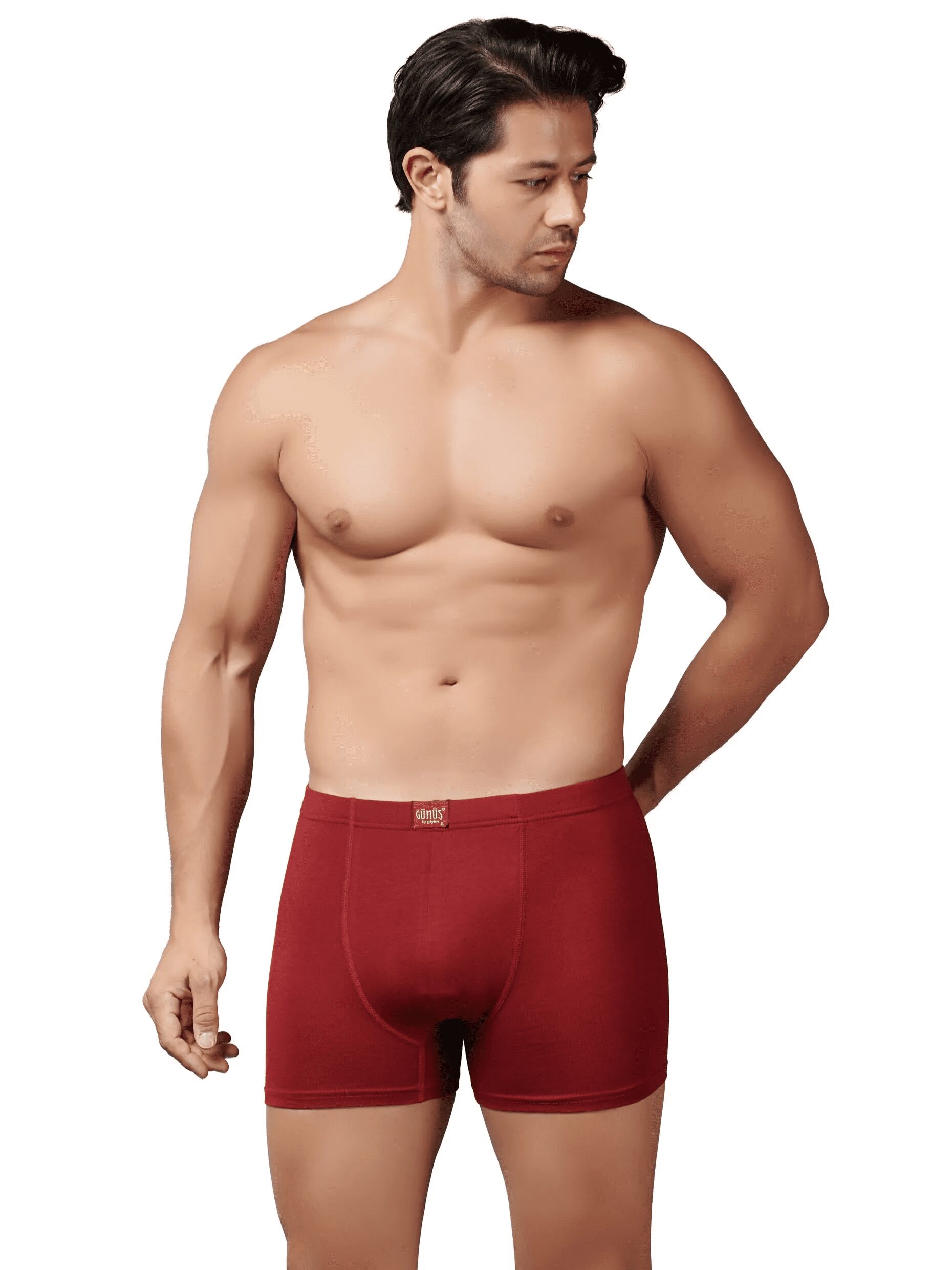 Gümüş Modal Elastan Boxer