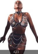 Redsaks Zincir Detaylı Fantezi Harness Aksesuar
