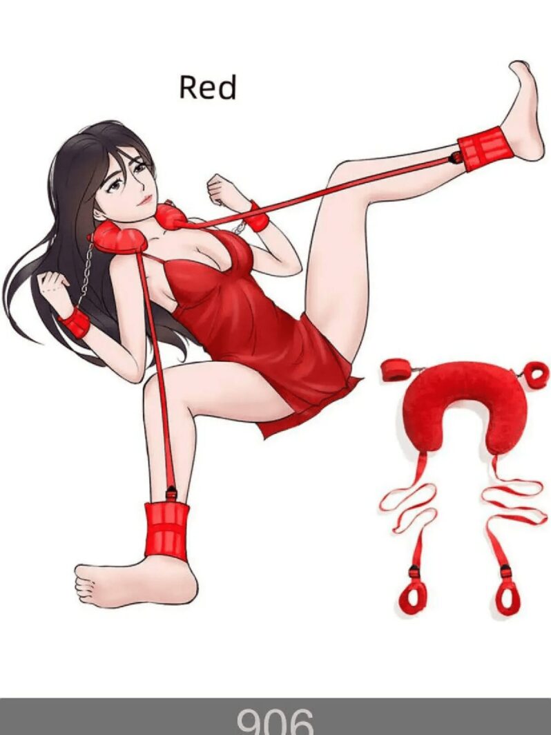 Redsaks Yastıklı Kırmızı Kelepçe