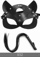 Redsaks İkili Fantezi Set Maske Kırbaç Siyah