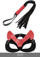 Redsaks İkili Fantezi Set Maske Kırbaç