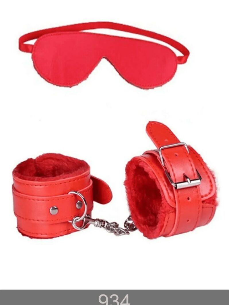 Redsaks İkili Fantezi Set Göz Bandı Kelepçe 934