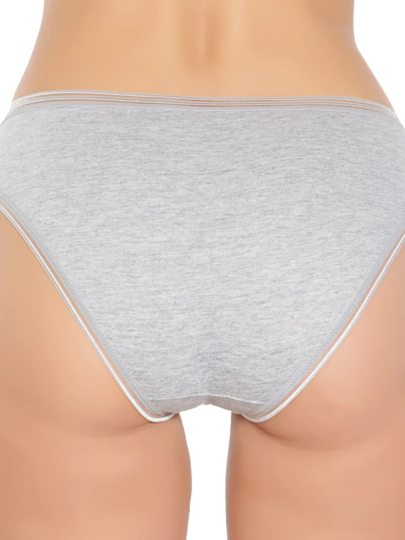 Gümüş 6029 Kadın Likralı Transparan Lastikli Bikini