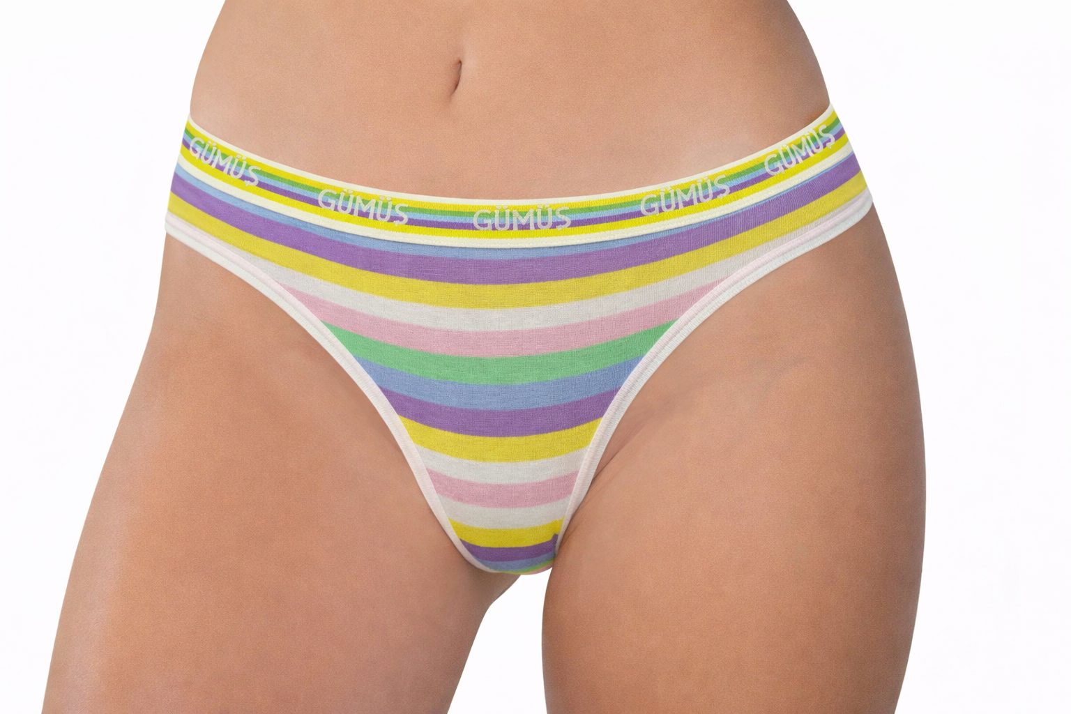 Gümüş 6019 Gökkuşağı Bikini - Görsel 3