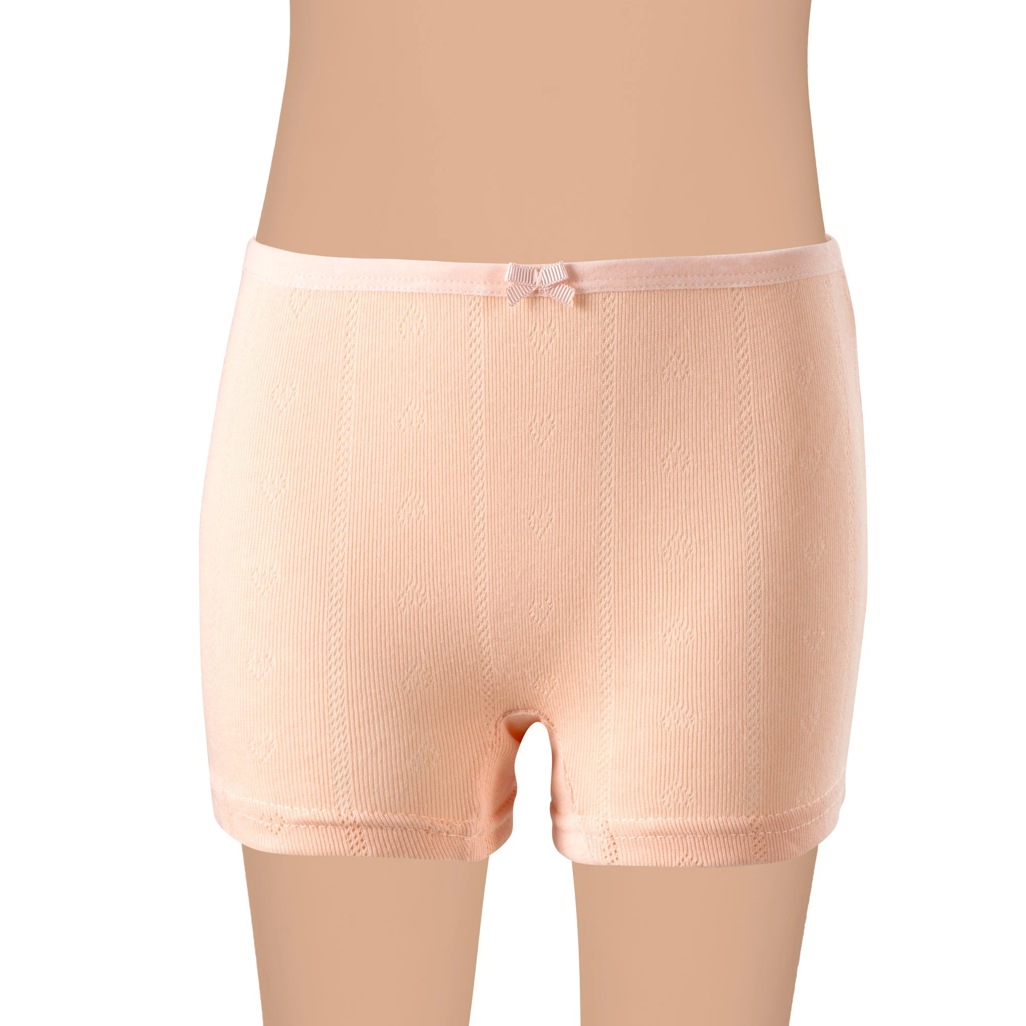 Gümüş 3113 Kız Çocuk Jakarlı Kalp Desenli Boxer