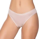 Sedef Yıldız Likralı Düz Renk Bikini Ten