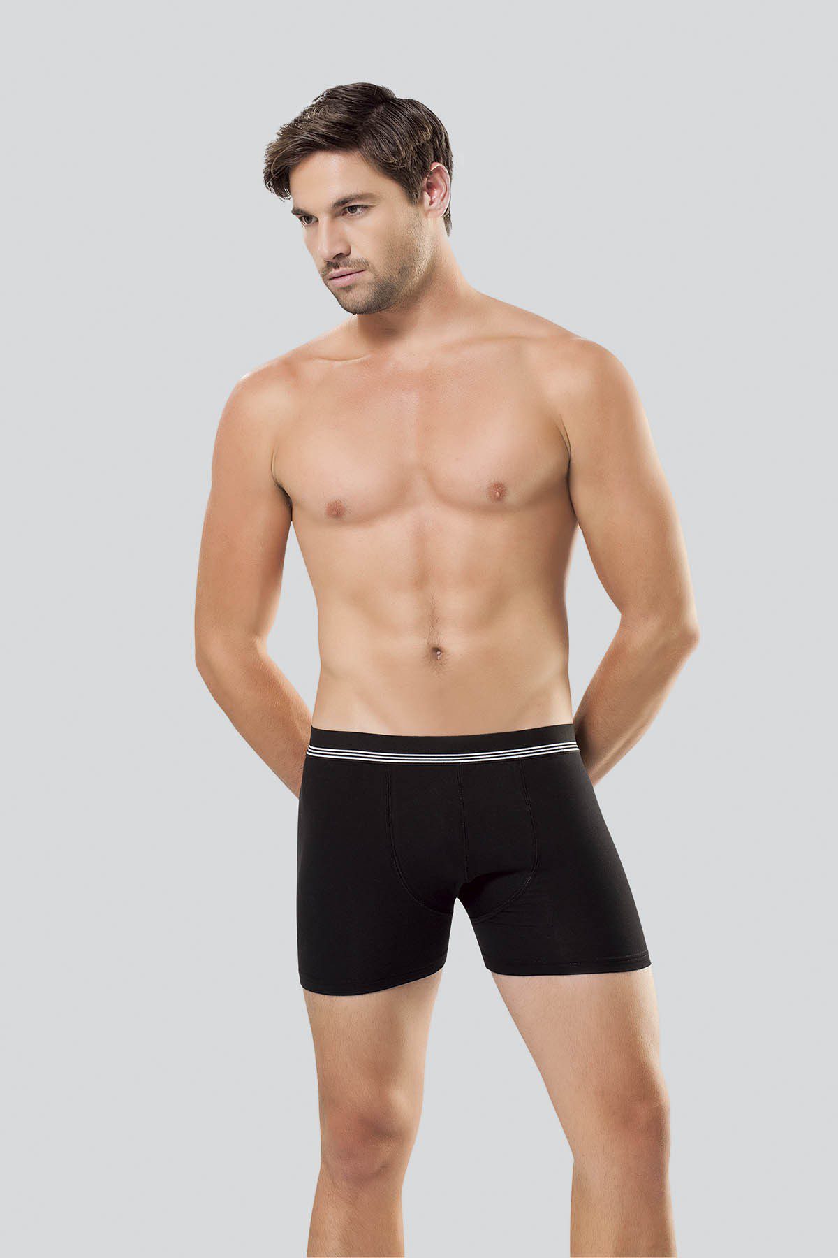Anıt Çizgili Licralı Erkek Boxer