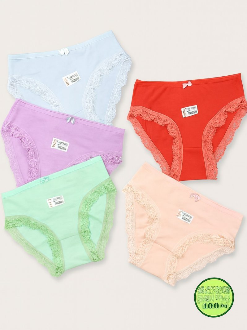 Anıt Paçası Tekstronic Dantelli Bikini