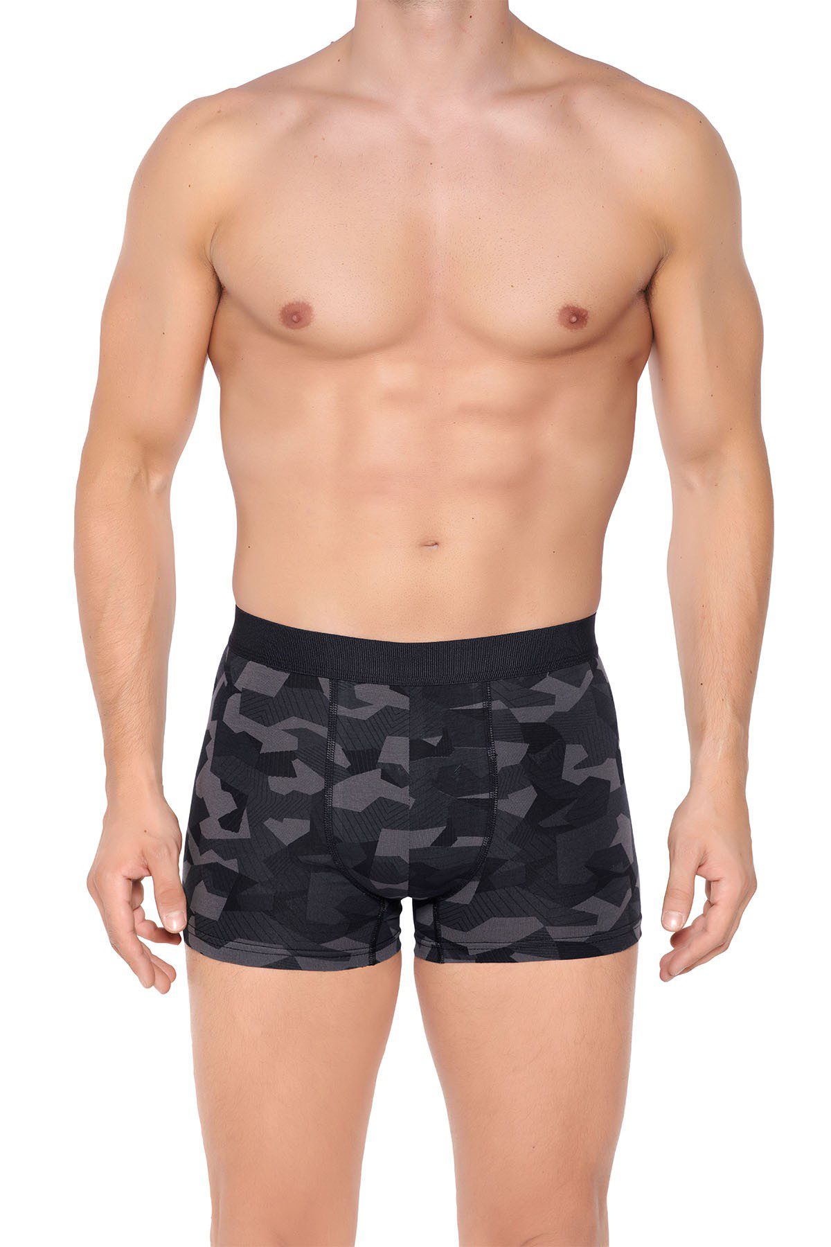 Berrak Erkek Lycralı Desenli Boxer Short