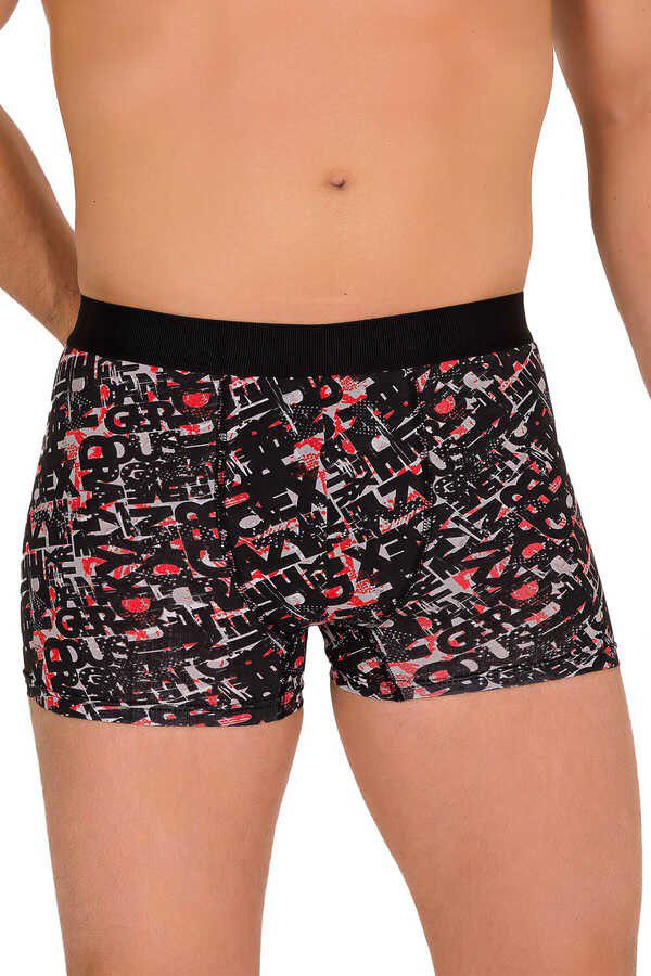 Berrak Erkek Lycralı Desenli Boxer Short