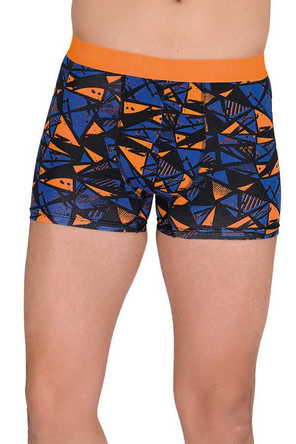 Berrak Erkek Lycralı Desenli Boxer Short