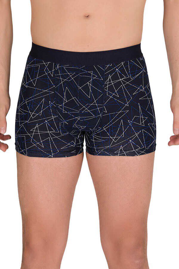 Berrak Erkek Lycralı Desenli Boxer Short
