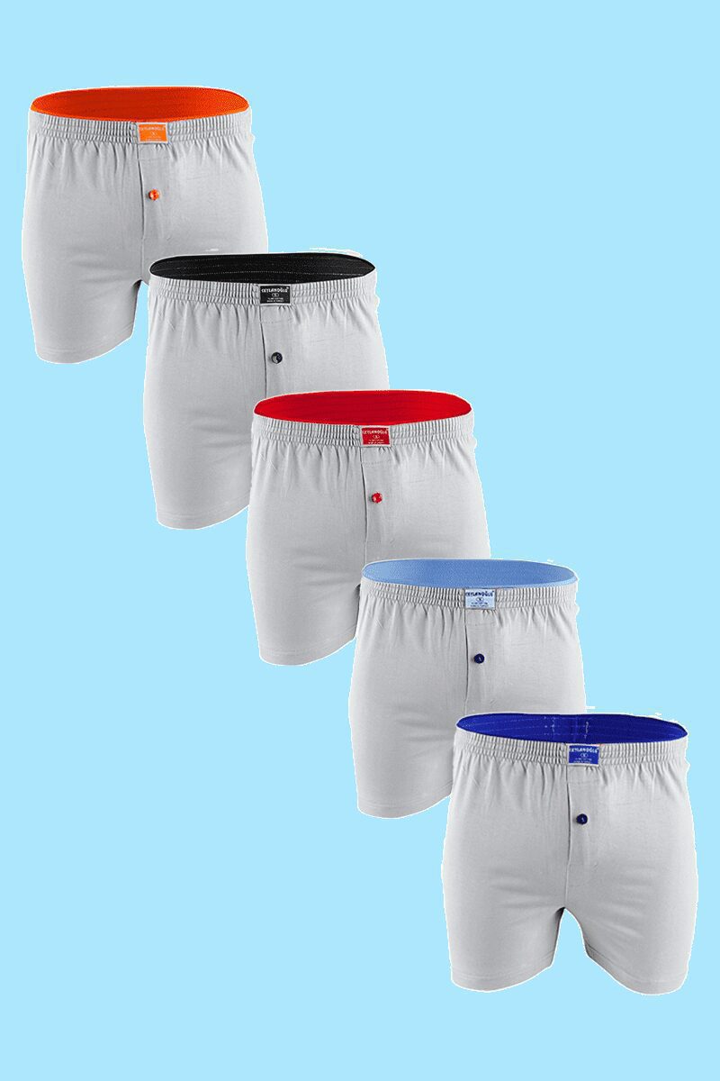 Ceylanoğlu Havlu Bel Erkek Boxer Beyaz
