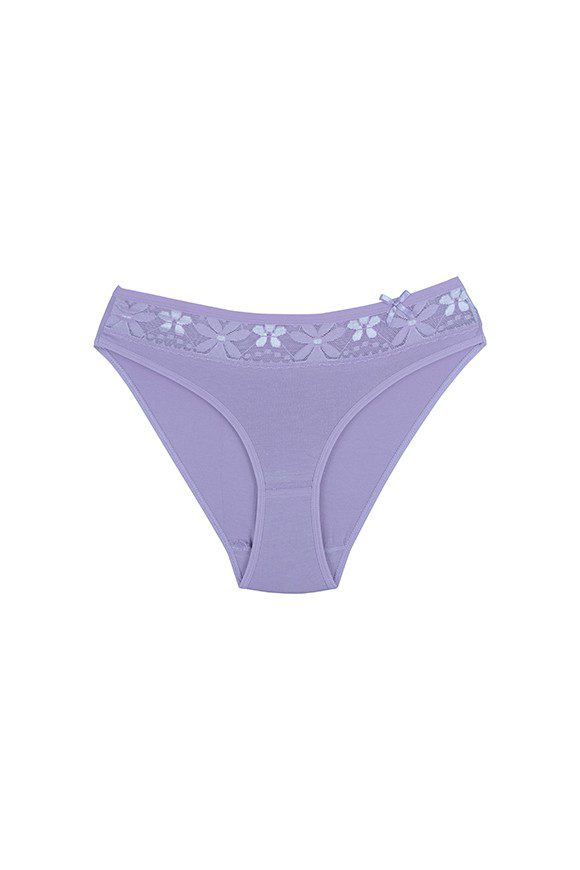 Ceylanoğlu Likralı Beli Dantelli Bikini asarti