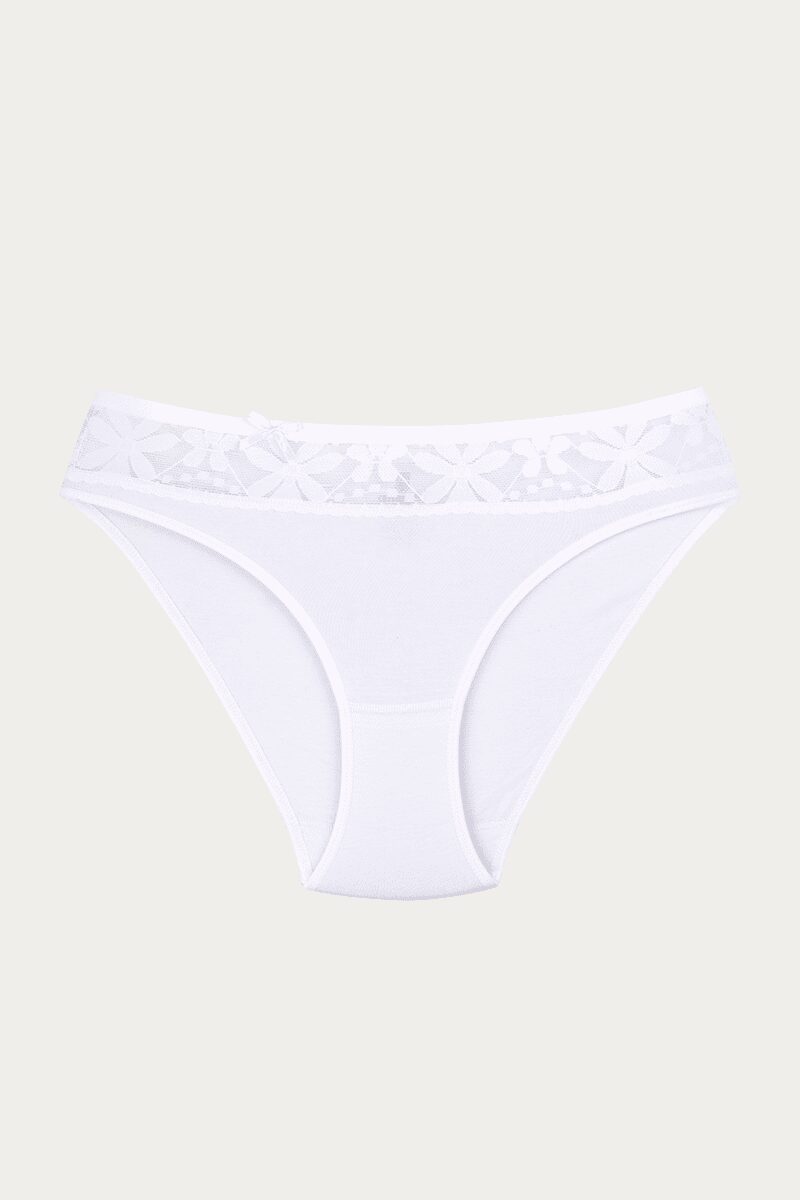 Ceylanoğlu Likralı Beli Dantelli Bikini asarti