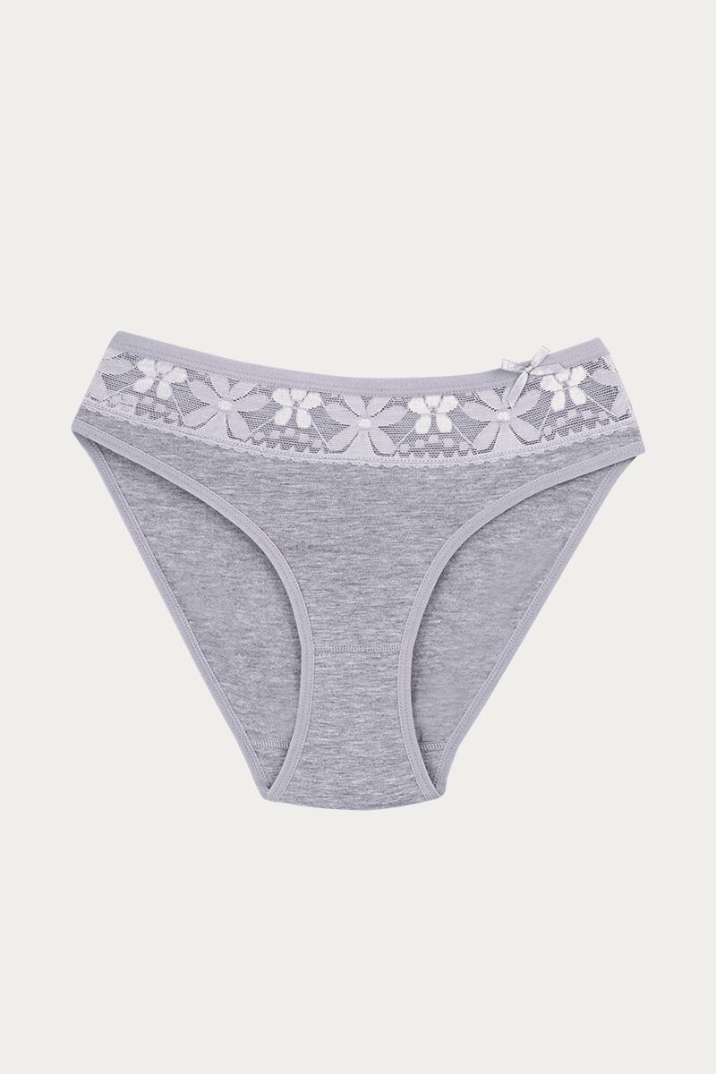 Ceylanoğlu Likralı Beli Dantelli Bikini asarti