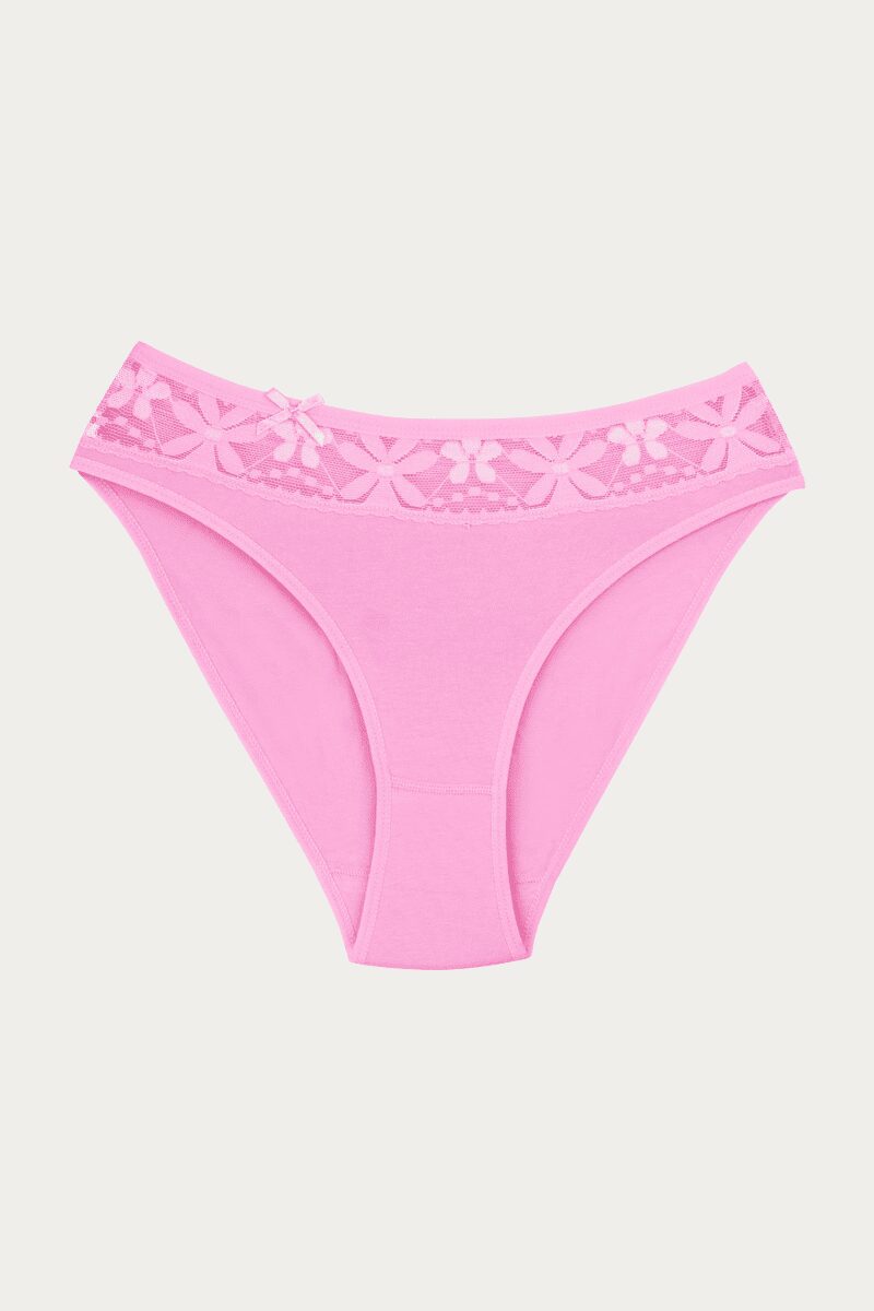 Ceylanoğlu Likralı Beli Dantelli Bikini asarti
