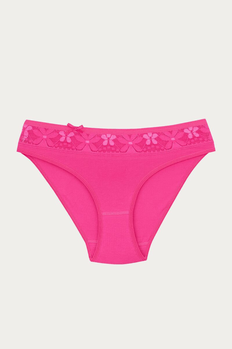 Ceylanoğlu Likralı Beli Dantelli Bikini asarti