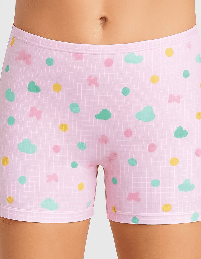 Berrak Kız Çocuk Boxer Short 3' Lü BRK 5655