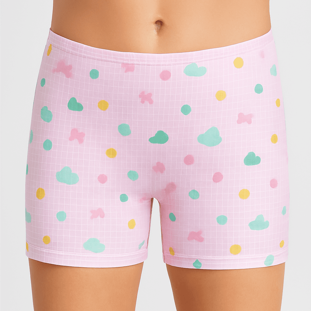 Berrak Kız Çocuk Boxer Short 3' Lü BRK 5655