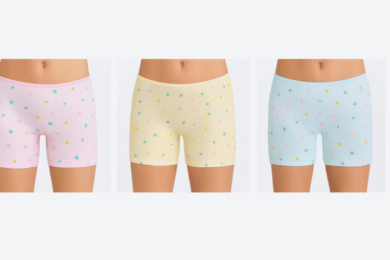 Berrak Kız Çocuk Boxer Short 3' Lü BRK 5655