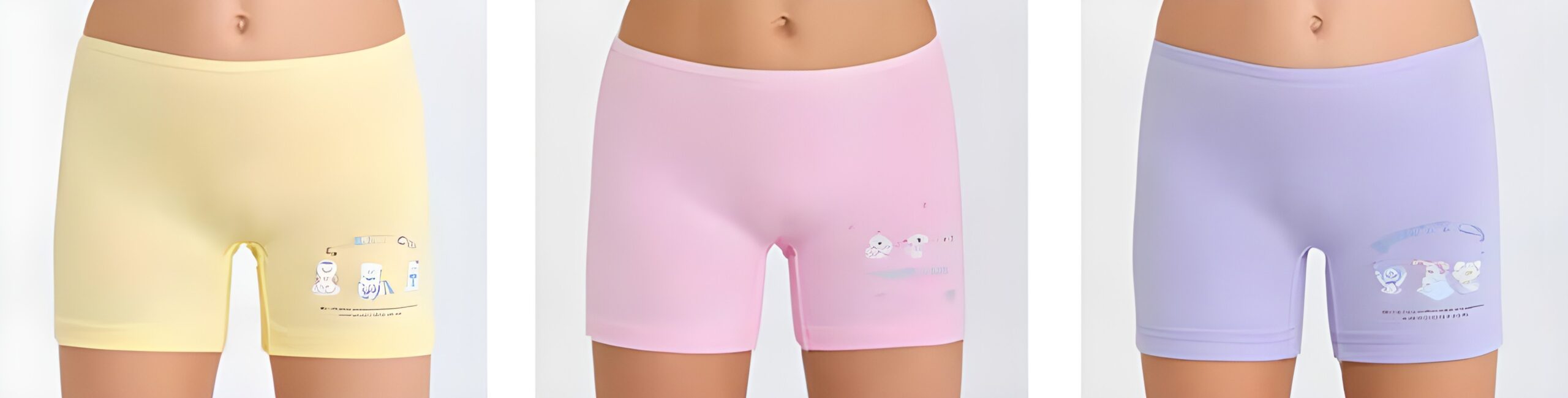 Berrak Kız Çocuk Boxer Short 3' Lü BRK 5658