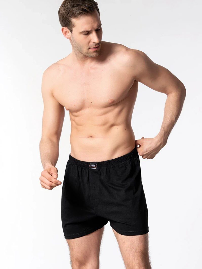Seher Yıldızı Erkek Penye Düz Boxer Asorti