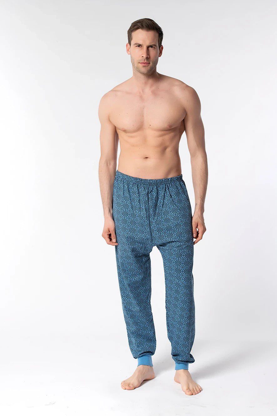Seher Yıldızı Tekli İki İplik Erkek Pijama Asorti