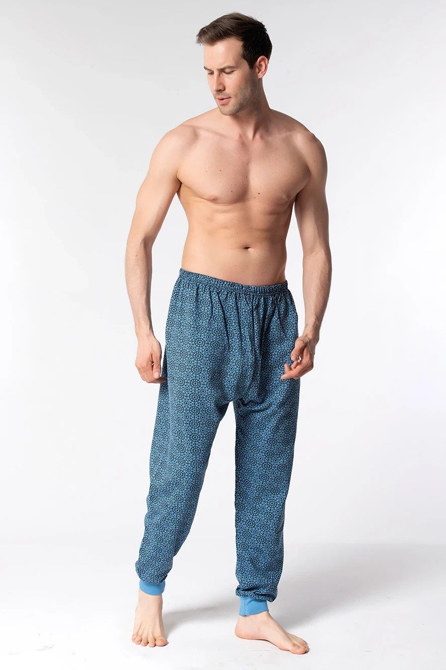 Seher Yıldızı Tekli İki İplik Erkek Pijama Asorti