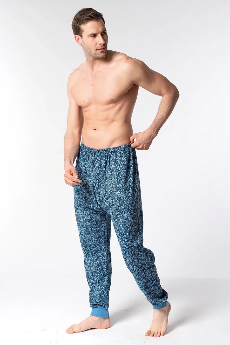 Seher Yıldızı Tekli İki İplik Erkek Pijama Asorti