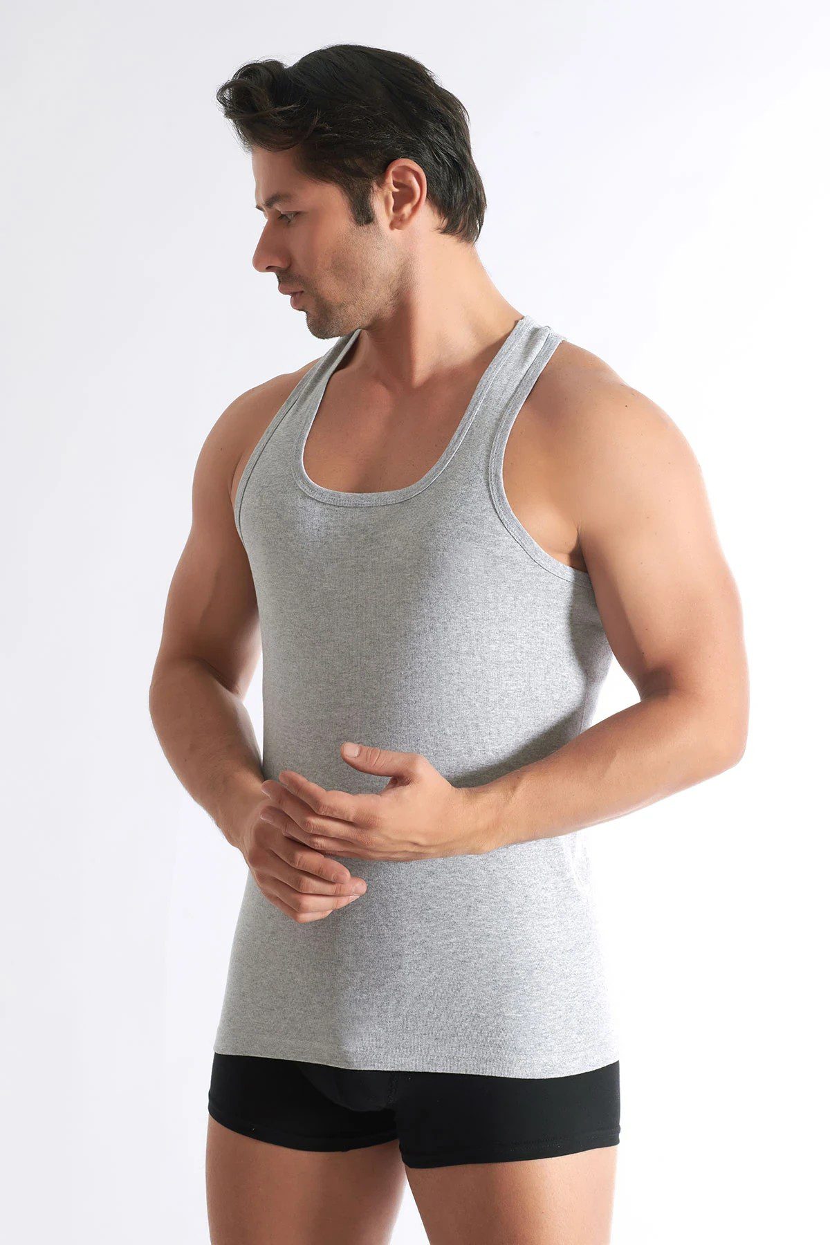 Seher Yıldızı Erkek Spor Atlet Gri