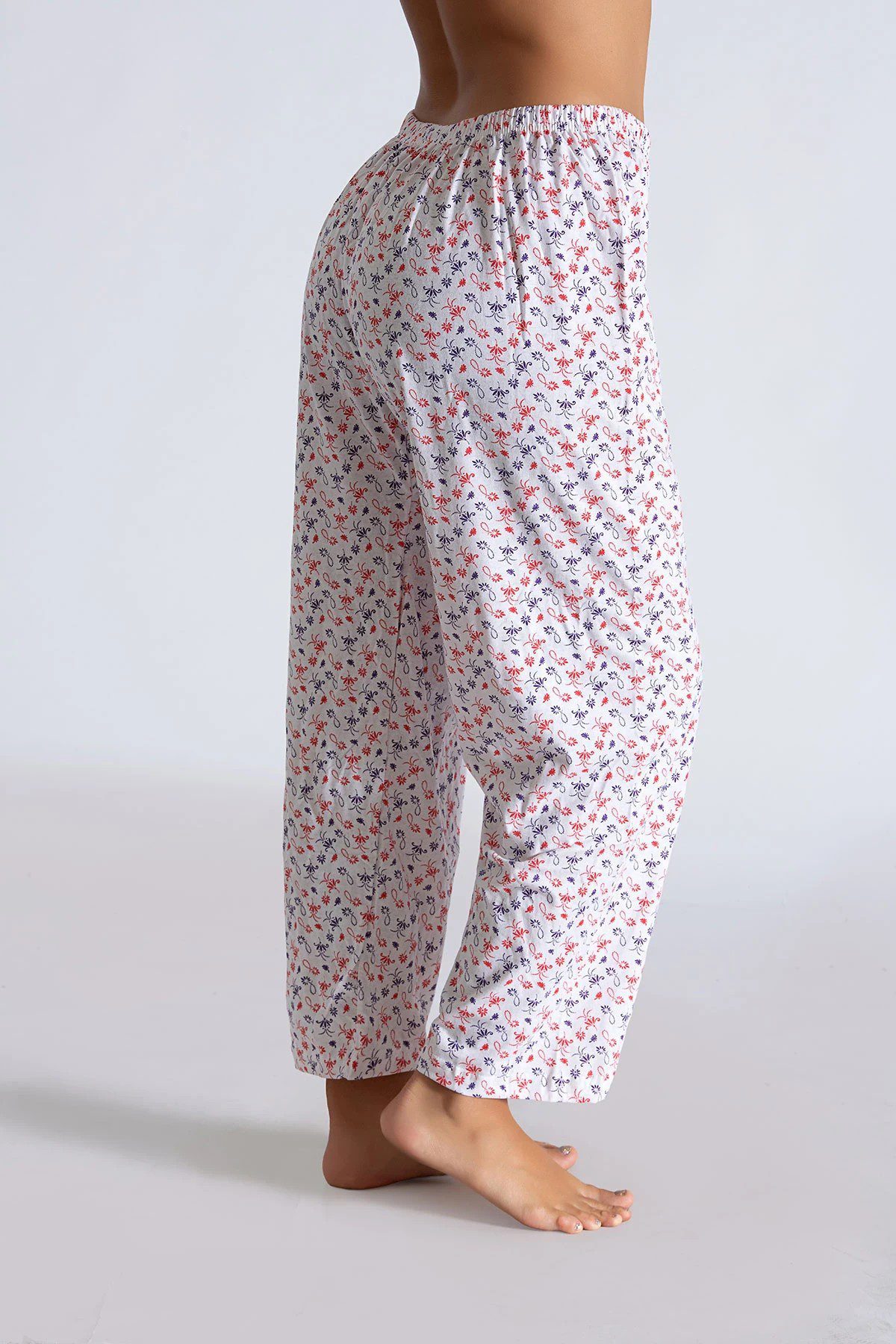 Seher Yıldızı Emprime Düz Pijama Emprime