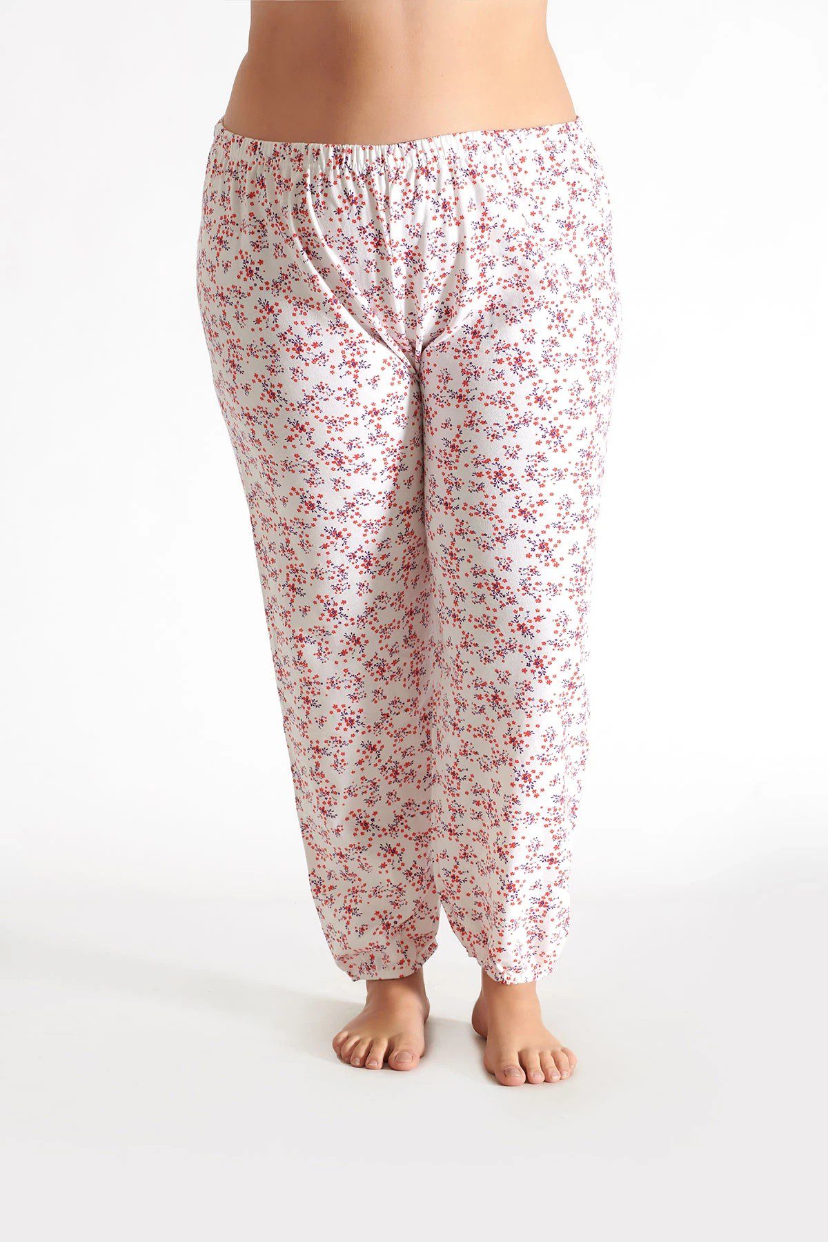 Seher Yıldızı Emprime İki İplik Pijama Lastikli Emprime