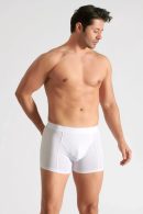 Tutku İç Giyim Elastan Boxer Beyaz