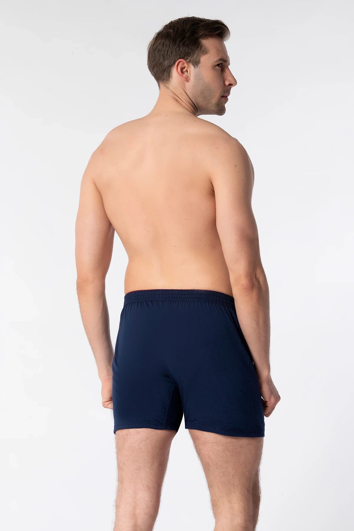 Tutku İç Giyim Penye Düz Erkek Boxer Lacivert