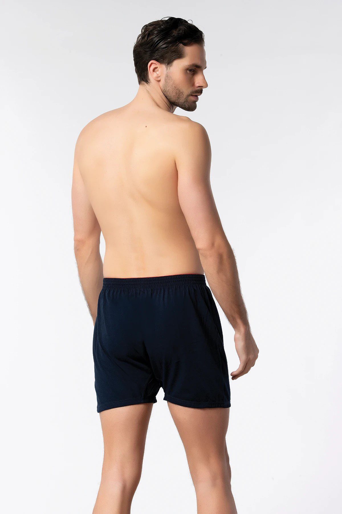 Elit Erkek Havlu Bel Düz Boxer Siyah