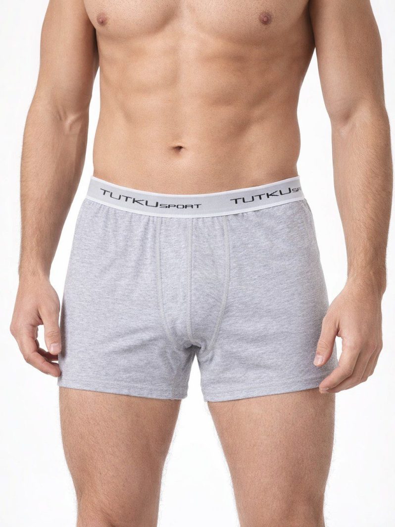 Toptan Tutku İç Giyim Elastan Spor Boxer Gri | Uygun Fiyatli Tutku İç Giyim Elastan Spor Boxer Gri - Toptan Ic Giyim Pazari