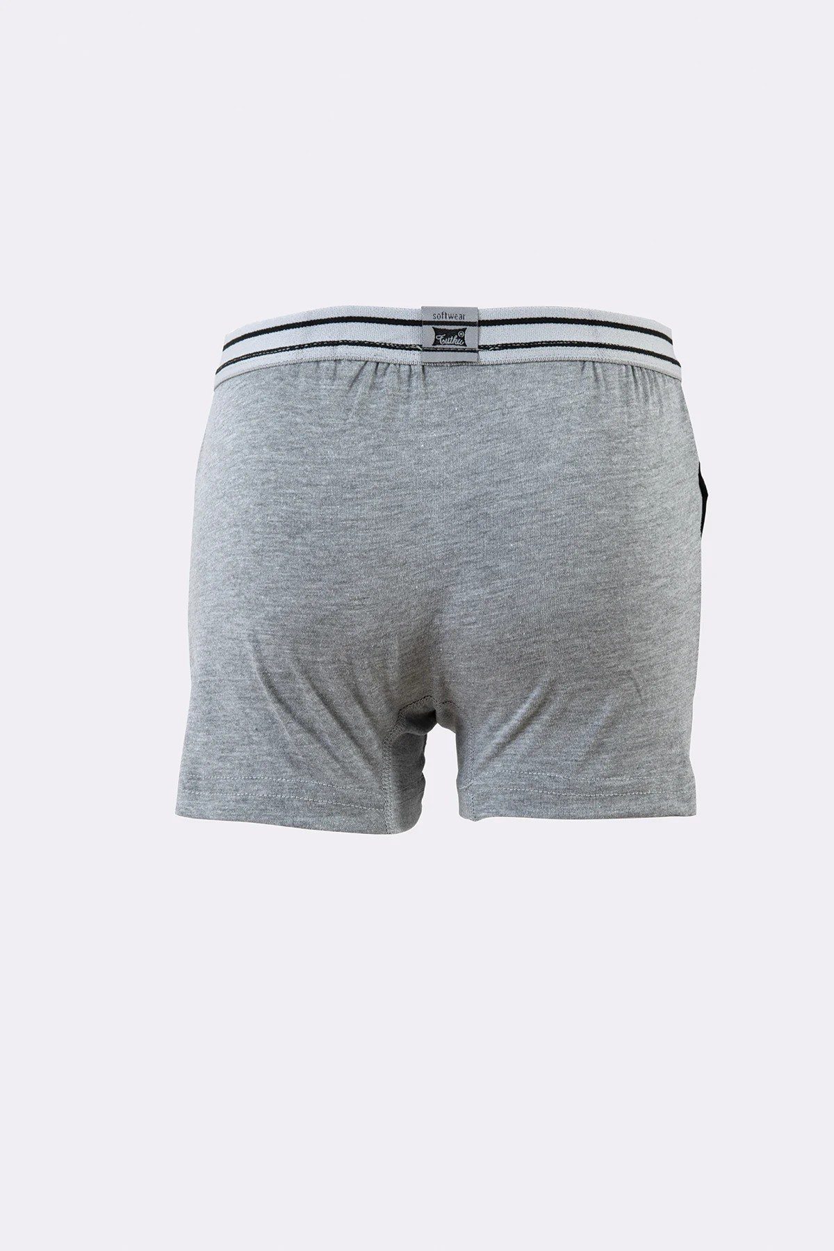 Tutku İç Giyim Elastan Çocuk Boxer Gri