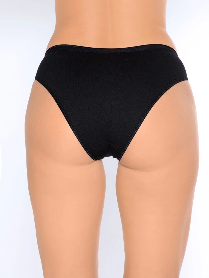 Tutku İç Giyim Biyesi Baskılı Bikini Siyah